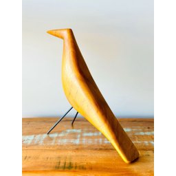 Pássaro em Madeira Escultura Artesanal por Feita por Galdino - 5