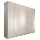 Ver imagem 3 de Guarda-roupa Casal Madalena 6 Portas 6 Gavetas 100% Mdf - Panorama Móveis