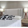 Cabeceira Cama Siena Double Corino Bege Queen 160 X 60 Rbl - 3