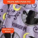 Ver imagem 2 de Roupão Atoalhado Infantil Lepper Antialérgico Wandinha Kimono com Manga:p