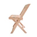 Ver imagem 2 de Cadeira de Bar Dobrável de Madeira Maciça Ismalu: Natural
