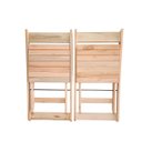 Ver imagem 5 de Cadeira de Bar Dobrável de Madeira Maciça Ismalu: Natural