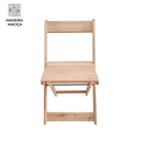 Ver mais imagens de Cadeira de Bar Dobrável de Madeira Maciça Ismalu: Natural