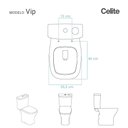 Ver imagem 3 de Assento Sanitário Polipropileno Vip Branco para Vaso Celite