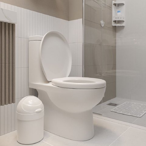 Assento Sanitário Almofadado Reforçado Oval Astra