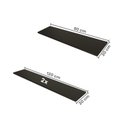 Ver imagem 6 de Escrivaninha Mesa Escritório com Armário Baixo e Aéreo com Chave Modular Conjuntocubos 170cm Preto