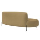 Ver imagem 6 de Sofá Orgânico 2 Lugares 150cm Argos Pés Preto Bouclé Camel - Nexta Casa