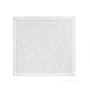 Guardanapo de Tecido Algodão Ponto Ajour 50cm X 50cm Coloratta Branco Copa & Cia