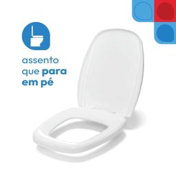 Assento Sanitário Polipropileno Monte Carlo Astra para Louça Deca Branco - 4 Assento Sanitário Polipropileno Monte Carlo Astra para Louça Deca Branco - 4