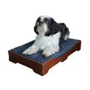 Ver imagem 3 de Cama Pet Madeira Cachorro Gato Média - Cedro Azul