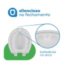 Ver imagem 6 de Assento Sanitário Tov Soft Close Oval Astra Branco