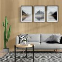 Ver imagem 2 de Kit 10 Painel Ripado Prime Madeira Pvc Maranta Cerrado 2,9m X 16cm