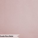 Ver imagem 6 de Conjunto Decorativo Poltrona com Puff Opala Suede Rosa Claro - Montanaris Decor Md Montanaris Decor