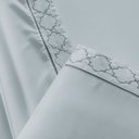 Ver imagem 3 de Jogo Cama Lençol Casa Scarpa Santoro Casal Padrão Micropercal 300 Fios 4 Peças - Cinza