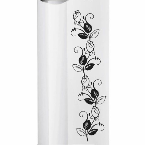 Adesivo Flores Box Quarto Sala Cozinha Geladeira Decoração:preto