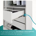 Ver imagem 7 de Guarda-roupa Casal 100% Mdf 6 Portas 4 Gavetas Grécia - Mais Móveis Cor Branco Neve