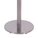 Ver imagem 3 de Mesa Beta Inox 75 Cm (altura) Disco Redondo Tampo Mdp Quadrado 60 Cm (larg) X 2,50 Cm (alt) Samba