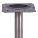 Ver imagem 5 de Mesa Beta Inox 75 Cm (altura) Disco Redondo Tampo Mdp Quadrado 60 Cm (larg) X 2,50 Cm (alt) Samba