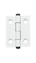 Ver imagem 3 de Kit 100 Dobradiças Alumínio 50x40 Branco
