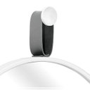 Ver imagem 2 de Espelho Round Branco com Alça Preto - 60 cm