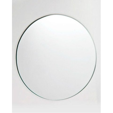 Espelho Multiuso Lapidado Redondo 40cm Diam. com Pendurador