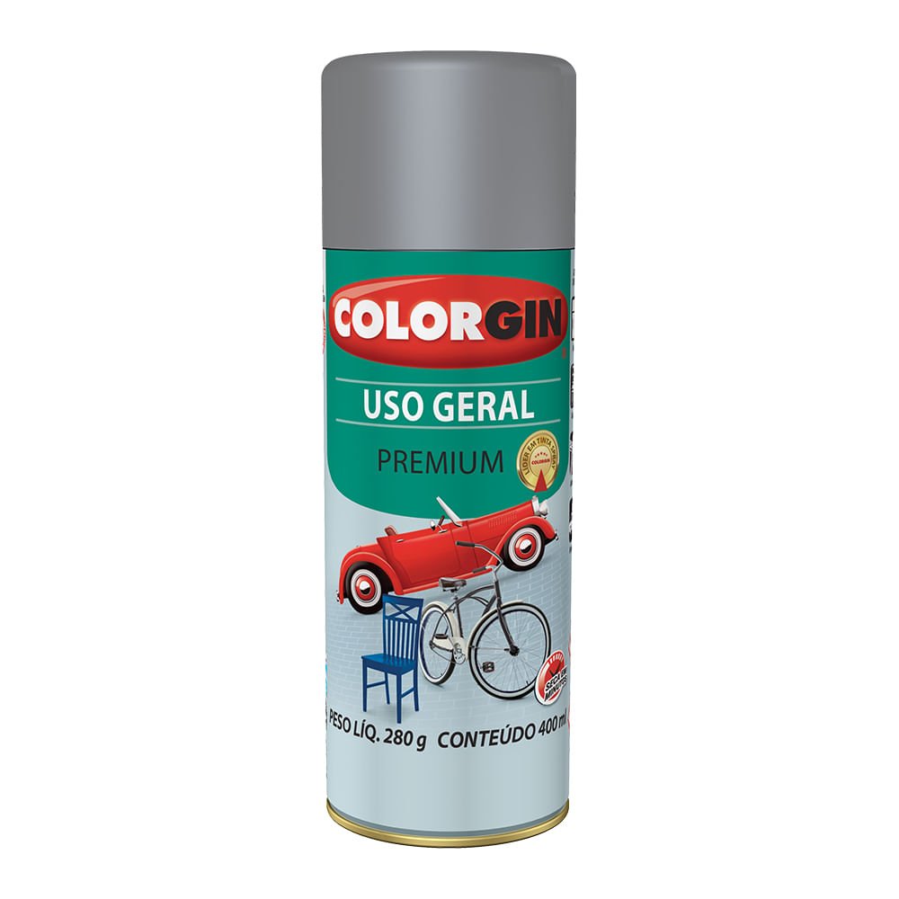 Spray Primer 400ml Rapido Cinza Color 53001 Colorgin