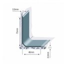 Ver imagem 1 de Rodapé Hospitalar em nível Tarkett 7,5cmx4,6cmx2mm Metro Linear