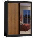 Ver imagem 3 de Guarda-roupa Solteiro Madesa Dallas 2 Portas de Correr com Espelho 2 Gavetas