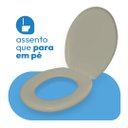 Ver imagem 5 de Assento Sanitário Almofadado Oval Astra