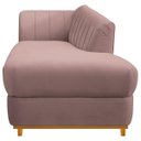 Ver imagem 4 de Diva Recamier Vanessa 185cm Lado Direito Linho Rosê - ADJ Decor