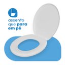 Ver imagem 6 de Assento Sanitário Almofadado Oval Astra