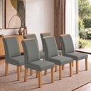 Ver imagem 1 de Conjunto 6 Cadeiras para Sala de Jantar Luisa