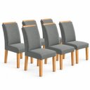 Ver imagem 3 de Conjunto 6 Cadeiras para Sala de Jantar Luisa