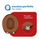 Ver imagem 6 de Assento Sanitário Almofadado Oval Astra