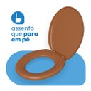 Ver imagem 5 de Assento Sanitário Almofadado Oval Astra