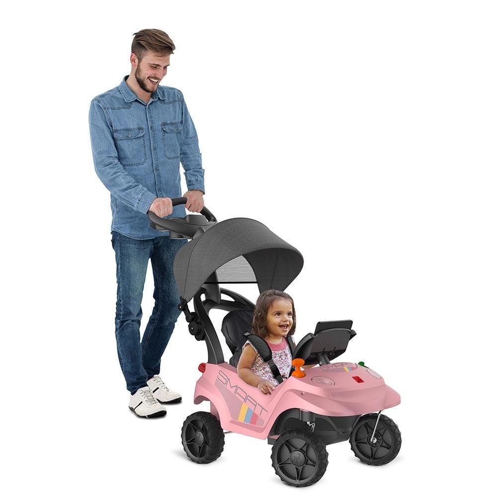 Carrinho de Passeio 2 em 1 - Smart Baby Comfort Rosa - 5