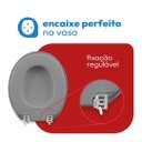 Ver imagem 6 de Assento Sanitário Almofadado Oval Astra