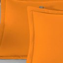 Ver imagem 3 de Porta Travesseiro Matelado Nobre 2 Peças Malha 100% Algodão - Laranja