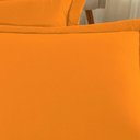 Ver imagem 2 de Porta Travesseiro Matelado Nobre 2 Peças Malha 100% Algodão - Laranja