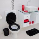 Ver imagem 2 de Assento Sanitário Almofadado Oval Astra