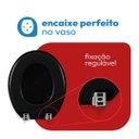 Ver imagem 7 de Assento Sanitário Almofadado Oval Astra