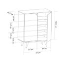 Ver imagem 5 de Sapateira Retro 50 Preto Ac