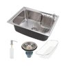 Cuba para Cozinha Gourmet Aço Inox 201 com Cesta 61x42 - 1
