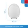 Assento Sanitário Plus Oval Astra - 4