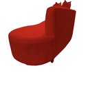 Ver imagem 6 de Namoradeira Sofá Feijão Suria 150cm Orgânica Couro Vermelho