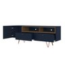 Rack Retro para Tv até 60 Polegadas Metal Alasca Azul Navy Ac/freijo Ac - 3