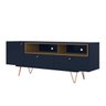 Rack Retro para Tv até 60 Polegadas Metal Alasca Azul Navy Ac/freijo Ac - 2