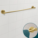 Ver imagem 2 de Toalheiro Dourado Inox 304 Suporte Toalha Banheiro 60cm Acessorio Lavabo Luxo Porta Toalha de Banho