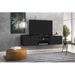 Rack Para Tv 60 Polegadas Suspenso Torrens Preto Ac - 5