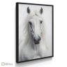 Quadro Decorativo Arte Cavalo Branco - 1
